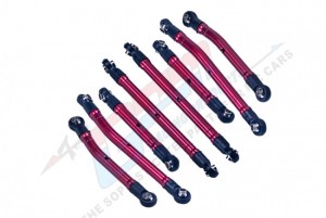GPM TRX4MA160A ALUMINIUM 6061-T6 HIGH CLEARANCE ADJUSTABLE LINK SET 9842  TRAXXAS 1/18 4WD TRX-4M K10 HIGH TRAIL 97064-1 - TRX4MA160A-R-BEBK