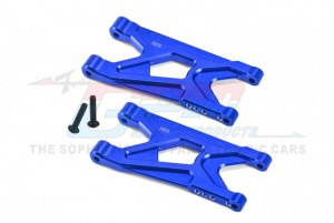 GPM MGO056 ALUMINUM 7075 REAR SUSPENSION ARMS ARA330751 RC ARRMA 1/10 2WD GORGON 4X2 MEGA 550 ARA3230 - BLUE - MGO056-B