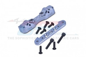 GPM MAKX009N ALUMINUM 7075 REAR LOWER SUSPENSION MOUNT ARA330555 ARRMA 1/5 4WD KRATON OUTCAST 8S ARA5810 ARA5208 - SILVER - MAKX009N-S