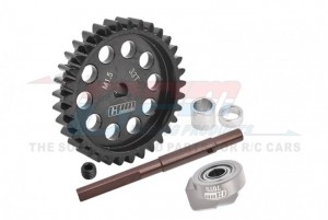 GPM XRT033TS-BK 40Cr CARBON STEEL M1.5 SPUR GEAR 33T TRAXXAS 1/5 4WD X-MAXX 6S 8S 1/6 XRT 8S 78086-4 - XRT033TS-BK