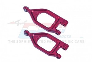 GPM MGO054 ALUMINUM 7075 FRONT UPPER SUSPENSION ARMS ARA330752 ARRMA 1/10 2WD GORGON 4X2 MEGA 550 MONSTER - RED - MGO054-R