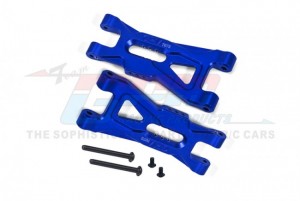GPM MGO055 ALUMINUM 7075 FRONT UPPER SUSPENSION ARMS ARA330752 ARRMA 1/10 2WD GORGON 4X2 MEGA 550 MONSTER - BLUE - MGO055-B