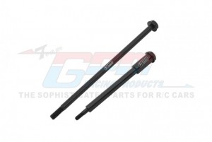 GPM MX025FR-BK MEDIUM CARBON STEEL FRONT AND REAR WHEEL AXLE SET LOSI 1/4 PROMOTO-MX MOTORCYCLE LOS06000 - MX025FR-BK