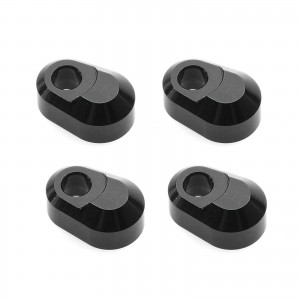 Aluminum Suspension Pin Retainer 7743 For TRAXXAS 1/5 X-MAXX 6S 8S 1/6 XRT 8S - BLACK - TRX-7743/BK