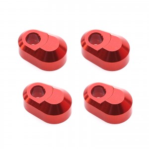 Aluminum Suspension Pin Retainer 7743 For TRAXXAS 1/5 X-MAXX 6S 8S 1/6 XRT 8S - RED - TRX-7743/RE