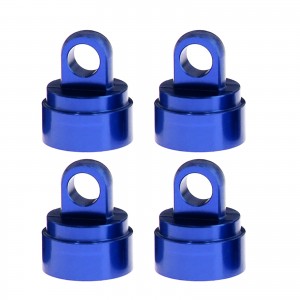 Aluminum Shock Caps 2667 For 1/10 RC Traxxas Slash 2WD 4X4 VXL Rustler Hoss Stampede - TRX-2667/BU