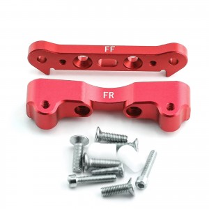 Aluminum Front Lower Suspension Mount ARA330556 For ARRMA 1/5 KRATON / OUTCAST 8S BLX - RED - RS-ARA330556/RE