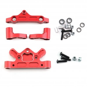 Aluminum Steering Saver Assembly With Top Plate ARA320474 ARA340153 ARRMA 1/5 KRATON OUTCAST 8S BLX ARA5208 ARA5810 - RED - RS-ARA320474153/RE