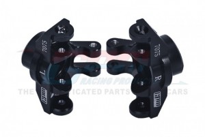 ALUMINUM 7075 FRONT STEERING BLOCK ARA320807 ARRMA 1/18 4WD GRANITE GROM MEGA 380 ARA2102 - BLACK - MGG021-BK