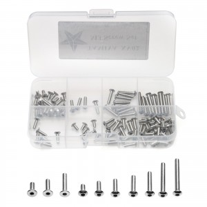 Stainless Steel M3 Hex Head Screws Set For TAMIYA 1/10 XV-02 PRO Car 58707 - TS-XV02