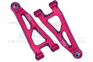 GPM MGG055 ALUMINUM 7075 FRONT LOWER  SUSPENSION ARMS ARA330809 ARRMA 1/18 4WD GRANITE GROM MEGA 380 MONSTER ARA2102 - RED - MGG055-R
