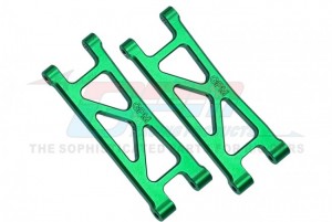 GPM MGG056 ALUMINUM 7075 REAR LOWER  SUSPENSION ARMS ARA330809 ARRMA 1/18 4WD GRANITE GROM MEGA 380 MONSTER ARA2102 - GREEN - MGG056-G