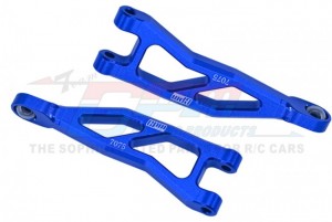 GPM MGG057 ALUMINUM 7075 REAR UPPER  SUSPENSION ARMS ARA330809 ARRMA 1/18 4WD GRANITE GROM MEGA 380 MONSTER ARA2102 - BLUE - MGG057-B