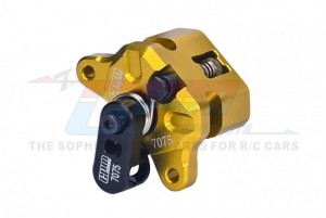 GPM MX2035 ALUMINUM 7075 FRONT BRAKE DISC CALIPER LOS262009 For LOSI 1/4 PROMOTO-MX MOTORCYCLE LOS06000 LOS06002 - GOLD - MX2035-GD