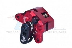 GPM MX2035 ALUMINUM 7075 FRONT BRAKE DISC CALIPER LOS262009 For LOSI 1/4 PROMOTO-MX MOTORCYCLE LOS06000 LOS06002 - RED - MX2035-R