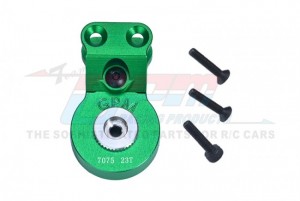 GPM MGO023T ALUMINUM 7075 SERVO SAVER STEERING 23T W. BUILT-IN SPRING ARA340192 ARRMA 1/10 GORGON 4X2 MEGA 550 MONSTER ARA3230ST1 - GREEN - MGO023T-G
