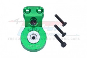 GPM MGO023T ALUMINUM 7075 SERVO SAVER STEERING 25T W. BUILT-IN SPRING ARA340192 ARRMA 1/10 GORGON 4X2 MEGA 550 MONSTER ARA3230ST1 - GREEN - MGO025T-G