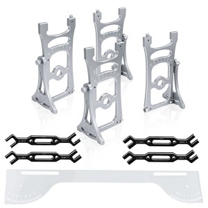Professional Universal Aluminum Setup System W/ Tuning Wrench Set 1/7 1/8 Nitro And Electric RC On-Road Car - SILVER - ST-011A/S