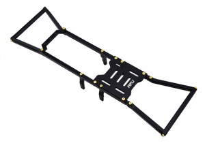 Aluminum 7075 T6 Top Chassis Brace Support 7714X 1/5 TRAXXAS X-MAXX 8S MONSTER 77086-4 - BLACK - TRX-7714X/BK