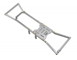 Aluminum 7075 T6 Top Chassis Brace Support 7714X 1/5 TRAXXAS X-MAXX 8S MONSTER 77086-4 - SILVER - TRX-7714X/SI