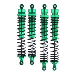 Aluminum Front & Rear Oil Damper Set AXI233025 AXI233023 1/10 AXIAL 4WD RBX10 RYFT ROCK BOUNCER AXI03005 - GREEN - RS-AXI233025/G