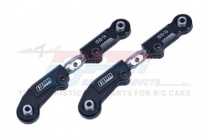 GPM MAM4057S ALUMINUM 7075 REAR UPPER ADJUSTABLE LINKS ARA330791 ARA330802 ARRMA 1/8 MOJAVE 4X4 4S BLX Desert Truck ARA4404 - BLACK - MAM4057S-BK