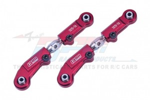 GPM MAM4057S ALUMINUM 7075 REAR UPPER ADJUSTABLE LINKS ARA330791 ARA330802 ARRMA 1/8 MOJAVE 4X4 4S BLX Desert Truck ARA4404 - RED - MAM4057S-R