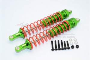 GPM YT125R ALUMINIUM REAR ADJUSTABLE SPRING  DAMPER (125MM) 1/10 RC AXIAL YETI ROCK RACER - YT125R-G-OR