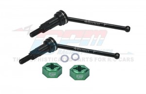 GPM MGG048FS Steel Front CVD Drive Shaft W Hex ARA311179  For ARRMA 1/18 GRANITE GROM ARA2102 / TYPHON GROM ARA2106 - GREEN - MGG048FS-G