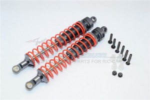 GPM YT125R ALUMINIUM REAR ADJUSTABLE SPRING  DAMPER (125MM) 1/10 RC AXIAL YETI ROCK RACER - YT125R-GS-OR