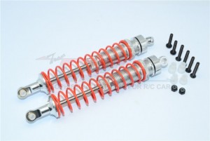 GPM YT125R ALUMINIUM REAR ADJUSTABLE SPRING  DAMPER (125MM) 1/10 RC AXIAL YETI ROCK RACER - YT125R-R-OR
