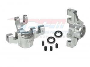 GPM MAM4021 Aluminum 7075 Front Steering Block ARA330792 ARRMA 1/8 MOJAVE 4X4 4S BLX TRUCK - SILVER - MAM4021-S