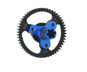 GPM MAF054TS ALUMINUM 7075 Steel M0.8 32P 54T Spur Gear Slipper ARA310948 1/10 ARRMA BIG ROCK GRANITE KRATON VORTEKS OUTCAST - BLUE - MAF054TS-B
