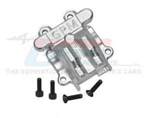 Aluminum 7075 Front Diff Cover ARA320749 For ARRMA 1/18 GRANITE GROM MONSTER ARA2102 / 1/18 TYPHON GROM BUGGY ARA2106 - SILVER - MGG012-S