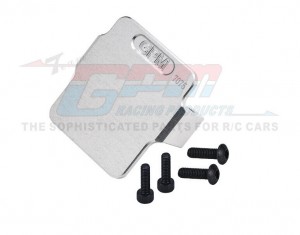 GPM MGG024 Aluminum Servo Mount / Radio Deck ESC For 1/18 RC ARRMA Granite Grom Monster ARA2102 / 1/18 TYPHON GROM ARA2106 - SILVER - MGG024-S