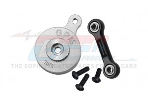 GPM MAM4023TSH Aluminum 7075 Direct Mount Servo Saver 23T W/ Fix Link ARA340200 ARA340181 For ARRMA 1/8 Mojave 4X4 1/10 Vorteks Vendetta Granite 3S 4S BLX - SILVER - MAM4023TSH-S