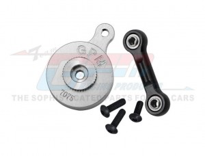 GPM MAM4025TSH Aluminum 7075 Direct Mount Servo Saver 25T W/ Fix Link ARA340200 ARA340181 For ARRMA 1/8 Mojave 4X4 1/10 Vorteks Vendetta Granite 3S 4S ... - MAM4025TSH-S