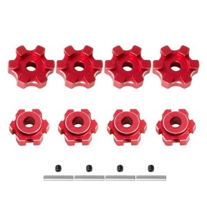 Aluminum Splined Wheel Hex Hubs 17mm 8956 For TRAXXAS 1/10 MAXX MONSTER 89086-4 - TRX-178956/RE