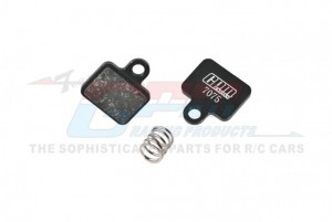 GPM MX035/SPN ALUMINUM 7075 AND INLAID FRICTION MATERIAL FRONT BRAKE PAD LOS262009 LOSI 1/4 PROMOTO-MX MOTORCYCLE LOS06000 LOS06002 - BLACK - MX035/SPN-BK