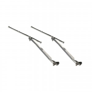 Metal Movable Window Wiper 2pcs For AXIAL RACING SCX-6 JEEP JLU Wrangler Crawler Truck AXI05000 - SILVER - SCX6-06/SI