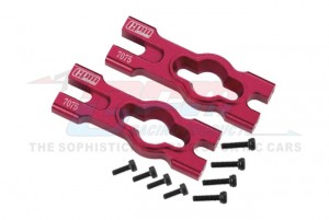 GPM LMTM201FR ALUMINUM 7075 BODY MOUNT CROSS BAR LOS211047 LOSI 1/18 Mini LMT 4X4 MONSTER LOS01026 - RED - LMTM201FR-R