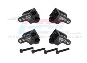 GPM LMTM2830 Aluminum 7075 Upper Sus Mount LOS211044 For LOSI 1/18 Mini LMT 4X4 Monster LOS01026 - BLACK - LMTM2830-BK