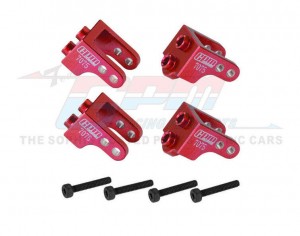 GPM LMTM2830 Aluminum 7075 Upper Sus Mount LOS211044 For LOSI 1/18 Mini LMT 4X4 Monster LOS01026 - RED - LMTM2830-R