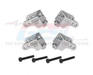 GPM LMTM2830 Aluminum 7075 Upper Sus Mount LOS211044 For LOSI 1/18 Mini LMT 4X4 Monster LOS01026 - SILVER - LMTM2830-S