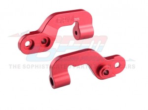 GPM Aluminum 7075 Rear Brace Mount Set ARA320539 For ARRMA 1/7 MOJAVE FIRETEAM BIG ROCK 6S BLX - RED - MAJ040-R