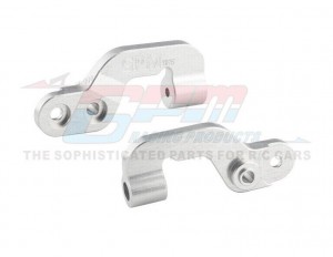 GPM Aluminum 7075 Rear Brace Mount Set ARA320539 For ARRMA 1/7 MOJAVE FIRETEAM BIG ROCK 6S BLX - SILVER - MAJ040-S