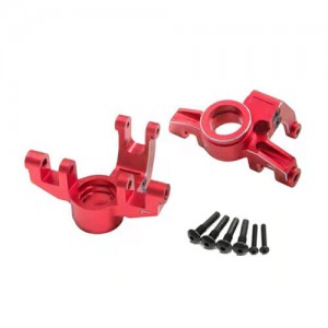 Aluminum Front Steering Block ARA330792 For 1/8 RC ARRMA MOJAVE 4X4 4S BLX ARA4404 - RED - RS-ARA330792/R