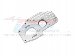 GPM Aluminum 7075 Motor Mount Plate Center Diff Big Bearing ARA311192 For ARRMA 1/8 MOJAVE 4S BLX ARA4404 - SILVER - MAM4018-S