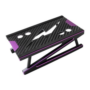Aluminum Carbon Fiber Plate Setting Stand For 1/10 1/12 RC Onroad Offroad Touring Car - PURPLE - ST-018/PU