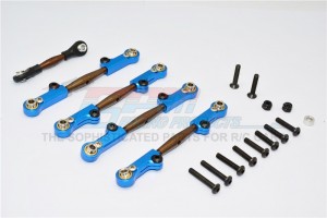 GPM YT160S SPRING STEEL COMPLETED ANTI-THREAD  TIE ROD WITH ALUMINIUM ENDS 1/10 AXIAL YETI ROCK RACER - YT160S-B